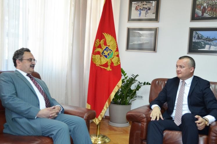 Filipović with the newly appointed Ambassador of the Islamic Republic of Pakistan, HE Syrus Qazi Muhammad Sajjad