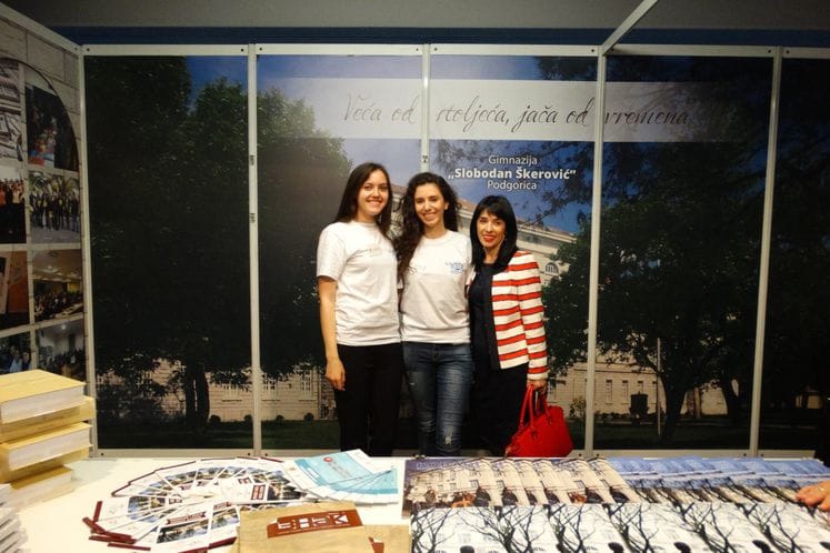 Gimnazija "Slobodan Škerović" na Međunarodnom podgoričkom sajmu knjiga i obrazovanja