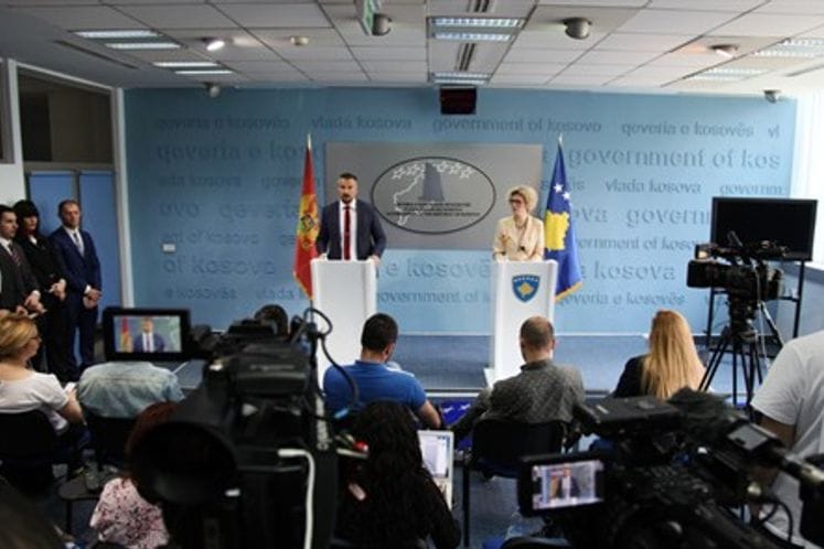 Ministers Pejović, Ahmetaj: Montenegro's achievements are incentive for Kosovo on the way to EU