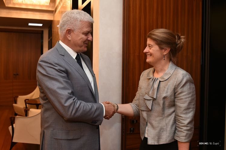 Predsjednik Marković sa ambasadorkom Kemp: Puna podrška UK ostvarivanju ciljeva Crne Gore