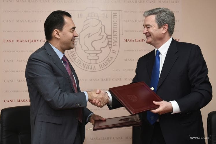 Potpisan sporazum o saradnji Ministarstva pravde i Crnogorske akademije nauka i umjetnosti