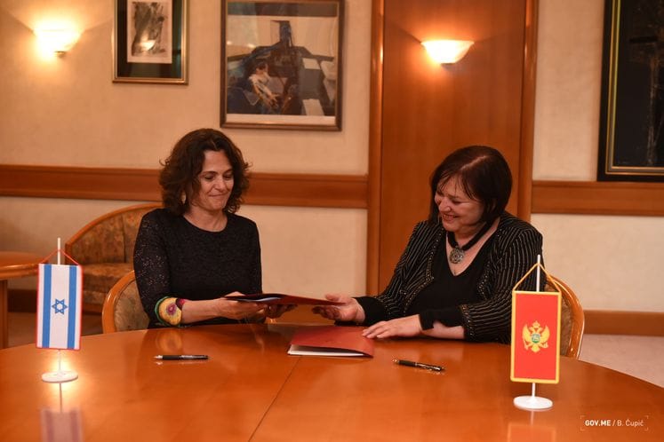 Potpisan Program kulturne saradnje između Ministarstva kulture Crne Gore i Ministarstva vanjskih poslova Države Izrael za period 2017-2020. godine