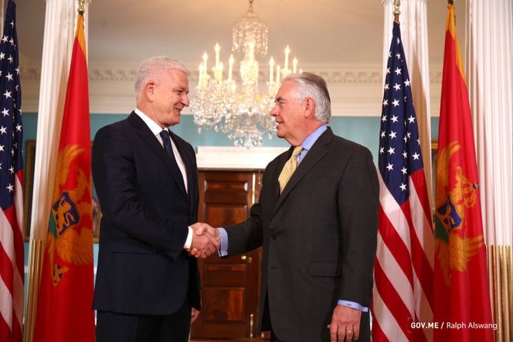 Prime Minister Marković meets with Secretary of State Rex Tillerson