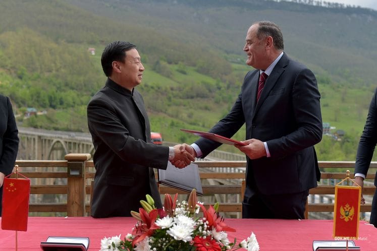 Agreement on Chinese Government's donation for reconstruction of Đurđevića Tara bridge signed