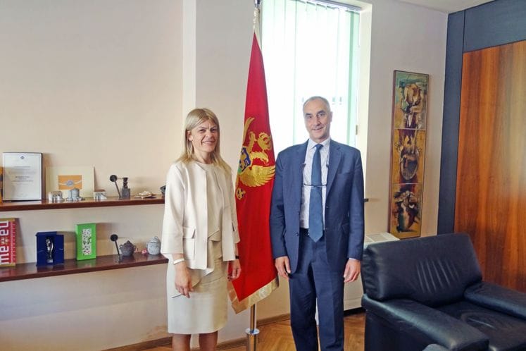Minister of Science meets the Attaché for Science of the Italian Embassy Paolo Battineli