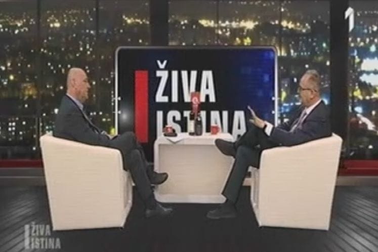 Gostovanje ministra finansija Darka Radunovica u emisiji "Ziva istina"