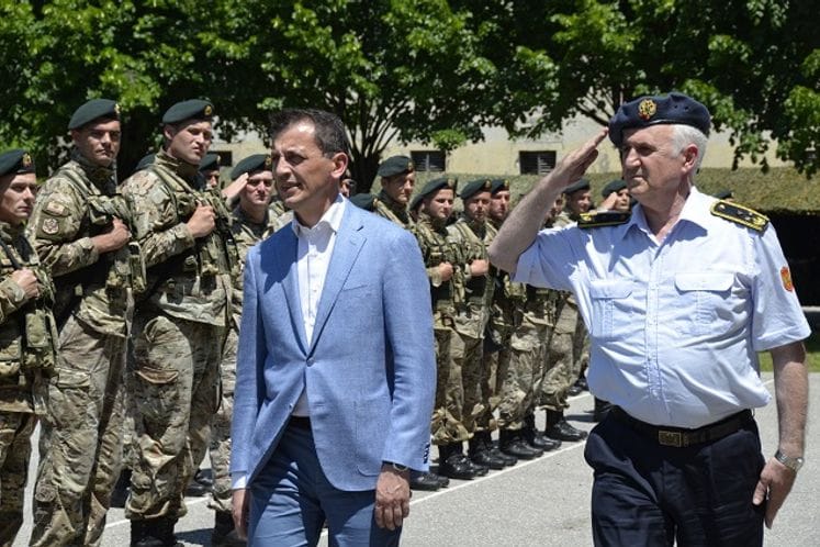 Bošković i general Jokić obišli Planinsku četu Pješadijskog bataljona u Kolašinu