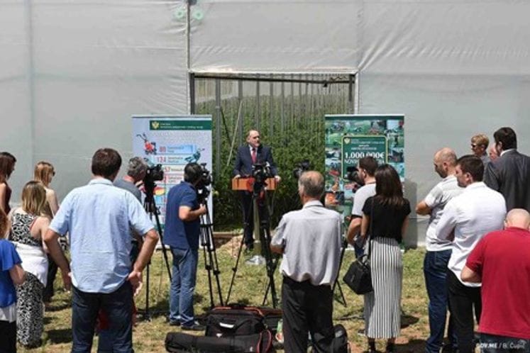 DPM Simović: Another million EUR invested in agriculture