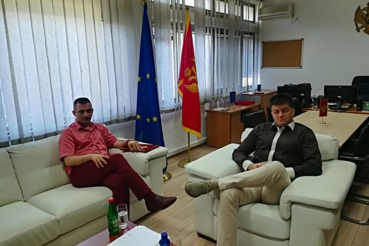 PREDSJEDNIK CRNOGORSKE KULTURNE MREŽE POSJETIO UPRAVU ZA DIJASPORU