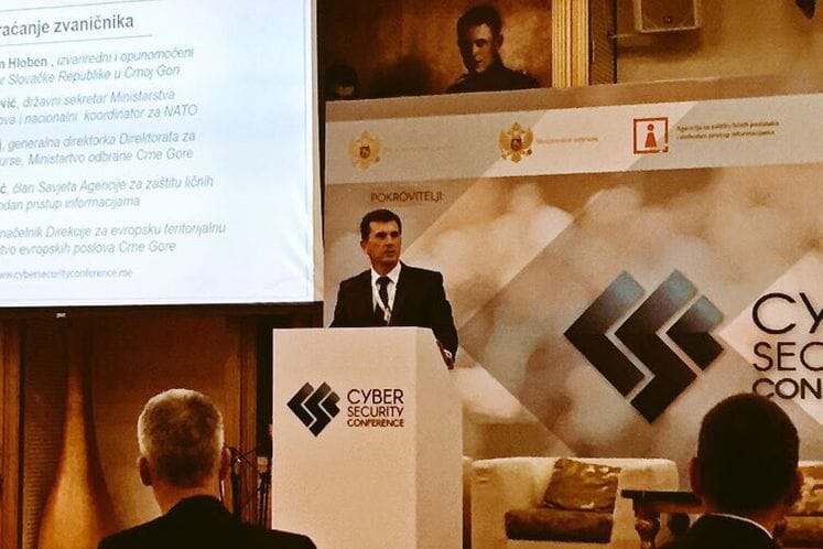 Državni sekretar Dragan Pejanović učestvovao danas na konferenciji ,,Cyber bezbjednost“
