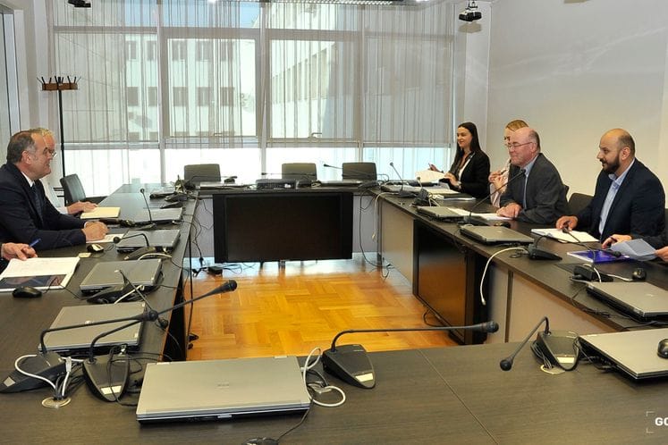 DPM Simović meets with representatives of EUROSTAT and MONSTAT