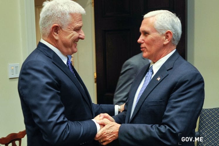 Potpredsjednik SAD Majk Pens u zvaničnoj posjeti Crnoj Gori