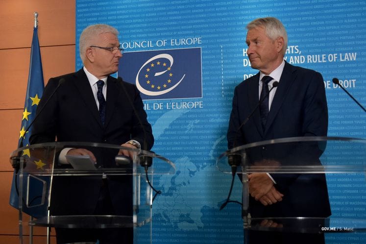 Predsjednik Vlade razgovarao sa čelnicima Savjeta Evrope: Decenija uspješnog partnerstva