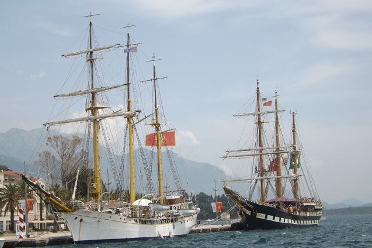 Jedrenjak “Palinuro” u Crnoj Gori