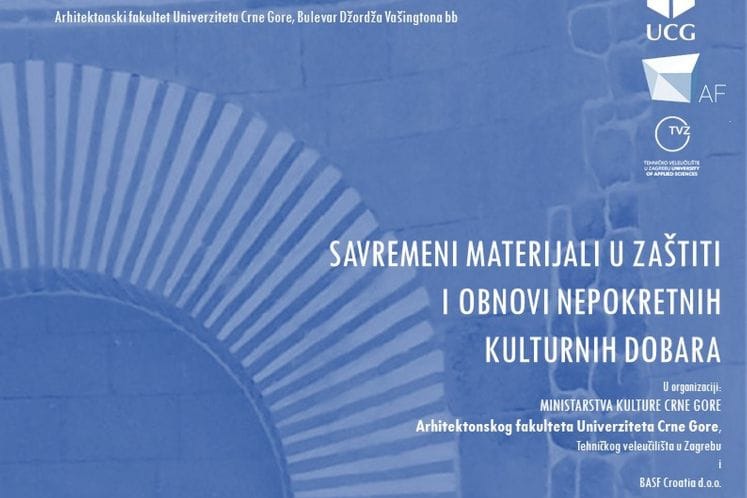 Sjutra počinje međunarodni stručni skup „Savremeni materijali u zaštiti i obnovi nepokretnih kulturnih dobara“