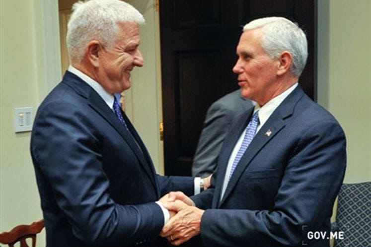 US Vice President Mike Pence to pay official visit to Montenegro