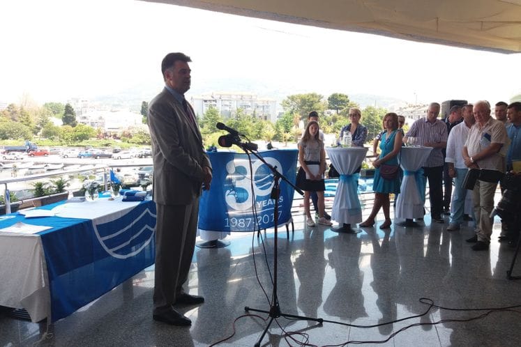 Svečano dodijeljena Plava zastavica AD Marini Bar