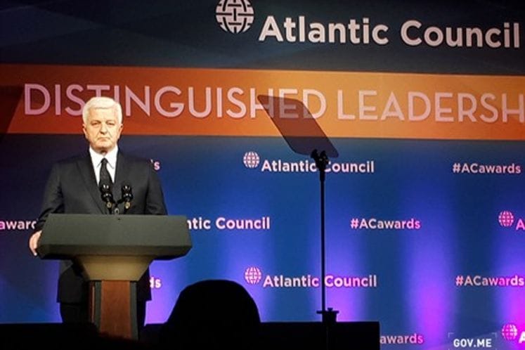 PM Marković in Atlantic Council: This is small step for the USA and its allies, but great day for Montenegro