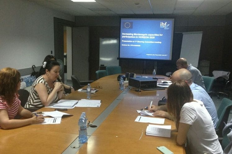 The first meeting of the Steering Committee for the project of “Strengthening National Participation in Horizon 2020”