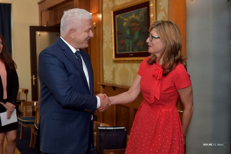 PM Marković with Deputy Prime Minister of Bulgaria Zaharieva: Bulgaria strongly supports Montenegro's European perspective