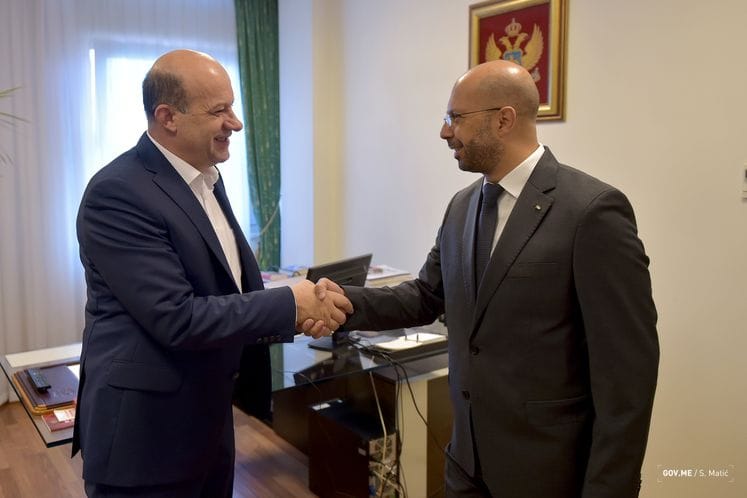 Potpredsjednik Vlade Rafet Husović razgovarao sa ambasadorom Palestine Rabii Alhantoulijem