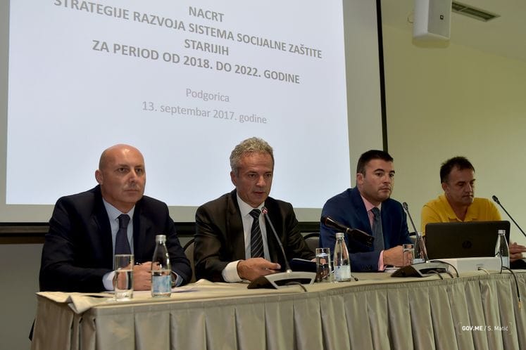 SAOPŠTENJE: Predstavljen Predlog Strategije razvoja socijalne zaštite starijih za period 2018 - 2022. godine