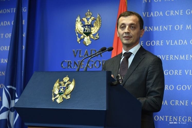 Ministar Bošković na konferencija za medije nakon 40. sjednice Vlade