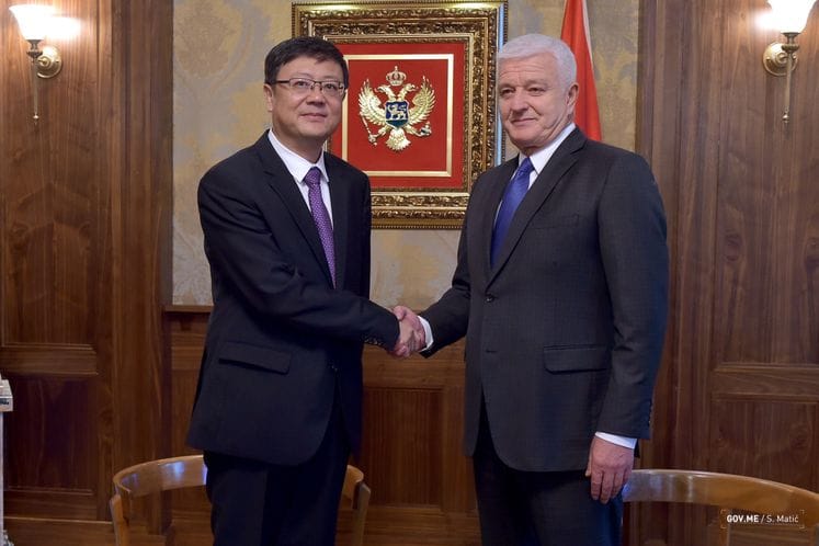 Predsjednik Vlade Duško Marković primio gradonačelnika Pekinga Čena Đininga