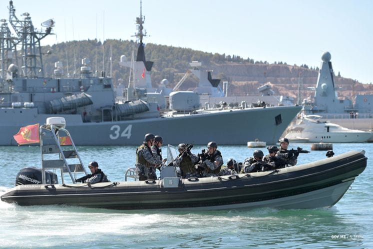 Zajednička vježba bording timova Mornarice VCG i britanske Kraljevske ratne mornarice