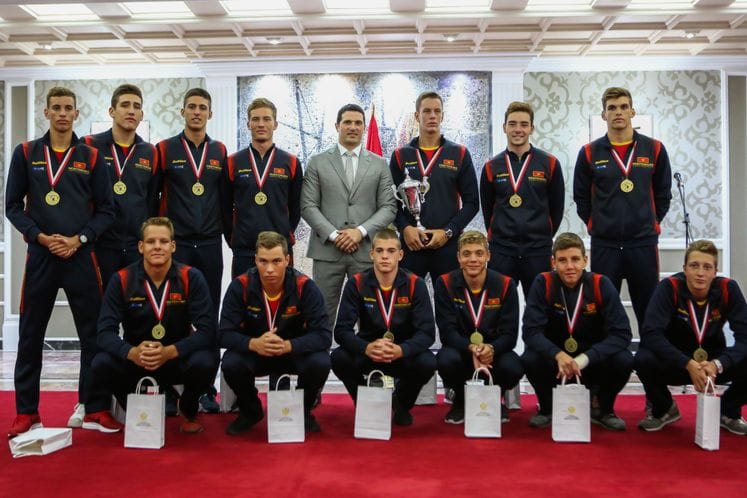 Svečani prijem u čast juniorske vaterpolo reprezentacije: Šampionima Evrope 20 hiljada eura od Ministarstva sporta