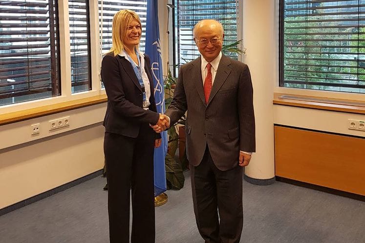 Minister Damjanović meets IAEA officials: support to the Initiative to Establish the International Institute