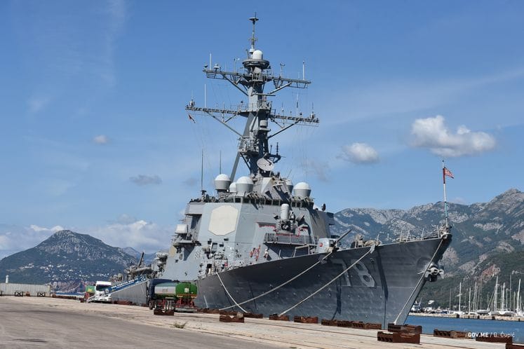 Brod Mornarice Sjedinjenih Američkih Država u posjeti Mornarici Vojske Crne Gore