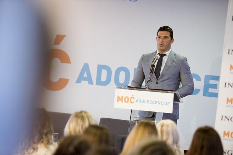 Janović crnogorskim adolescentima: Sport će vam pomoći da izgradite identitet, povećati samozadovoljstvo i samopoštovanje