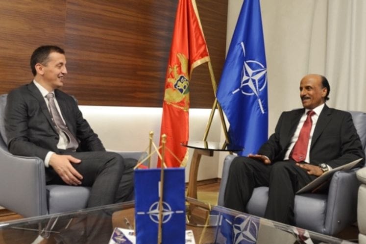 Bošković sa novoimenovanim ambasadorom UAE u Crnoj Gori, Al Romaitijem