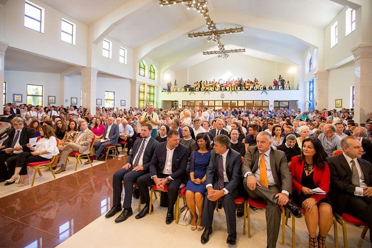 Minister Zenka attended the ceremonial opening of the St. Peter's Cathedral in Bar