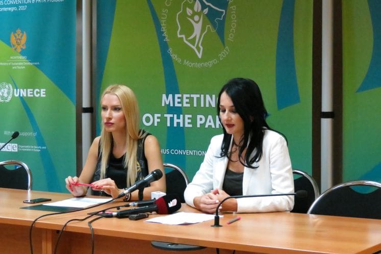 Saopštenje: Crna Gora domaćin šestog zasijedanja Arhuske konvencije