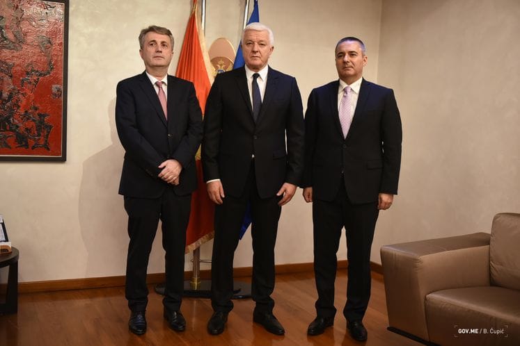 Premijer Marković primio ministra unutrašnjih poslova i direktora UP: Dobri rezultati potvrđeni i visokim stepenom povjerenja građana u policiju