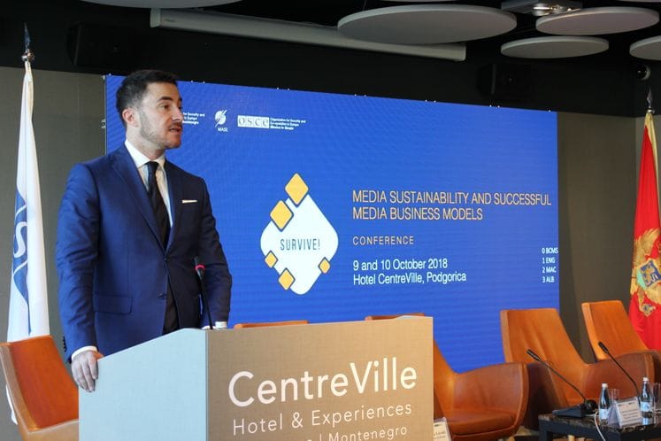 Ministar Bogdanović: Zajednički rad na unaprijeđenju medijske scene ključne aktivnosti kojima se osnažuje proces evropskih integracija Crne Gore