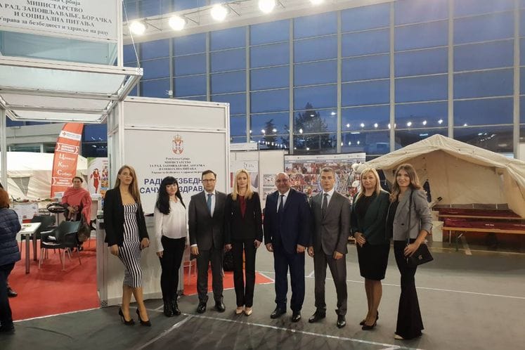 SAOPŠTENJE: Predstavnice Ministarstva rada i socijalnog staranja u posjeti Republici Srbiji, povodom 41. Međunarodnog sajma prevencije i reagovanja u vandrednim situacijama i bezbednosti i zdravlja na radu