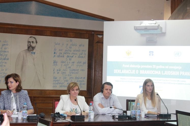 Pejović:Prioritetni cilj Vlade Crne Gore afirmacija vrijednosti zaštićenih međunarodnim pravnim standardima