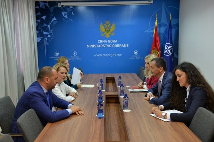 Minister Bošković with Mimi Kodheli, Chairperson of the Parliamentary Committee on Foreign Affairs of Albania Minister Bošković with Mimi Kodheli, Chairperson of the Parliamentary Committee on Foreign Affairs of Albania