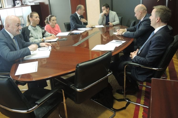 Sastanak ministra Osmana Nurkovića i šefa Evropske banke za obnovu i razvoj (EBRD) u Crnoj Gori Jaap Sprey-a