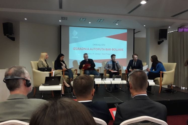 Ministar Nurković na okruglom stolu o izgradnji autoputa Bar-Boljare