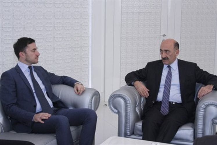 Minister Bogdanović talks with Minister of Culture of Republic of Azerbaijan Garayev about models of cooperation