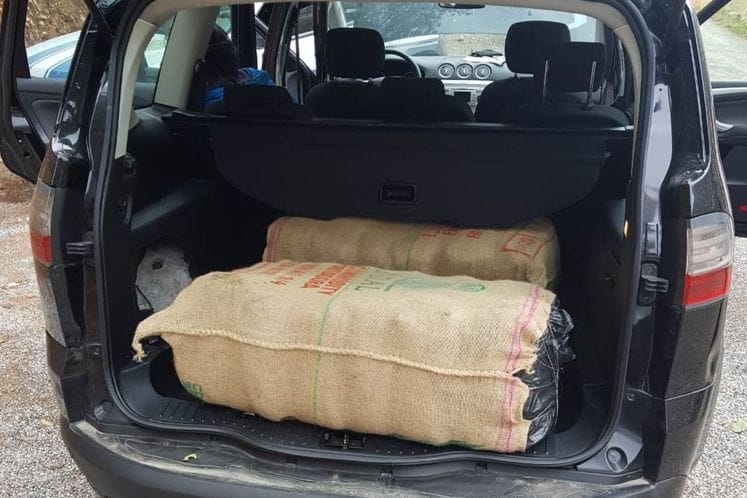 Policija zaplijenila oko 72 kilograma skanka; jedno lice lišeno slobode a za drugim se intenzivno traga