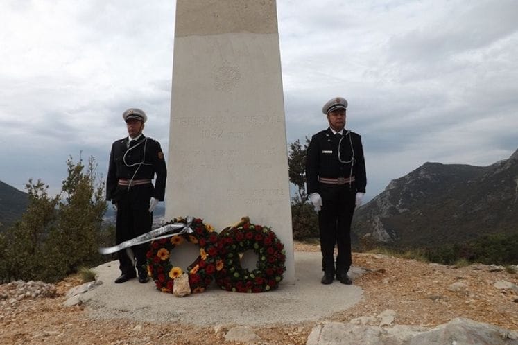 Pukovnik Brajković sa delegacijom VCG položio vijenac na spomenik na Tuđemilima