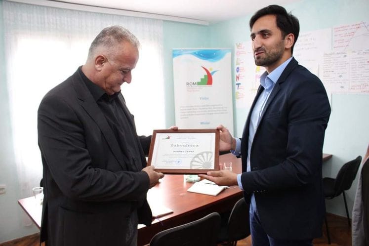 U znaku dobre saradnje zahvalnica ministru Zenki
