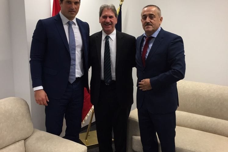 Ministar Janović primio predsjednika Svjetske teniske federacije