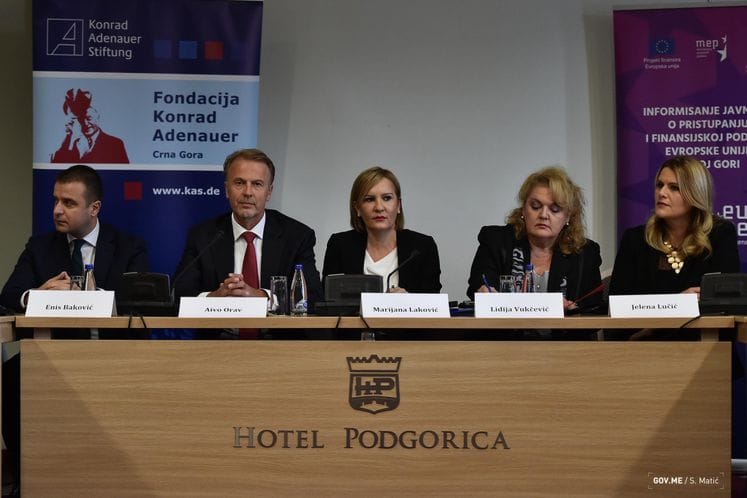 Održana konferencija za medije o nalazima iz Radnog dokumenta EK o stanju u poglavljima 23 i 24 u Crnoj Gori