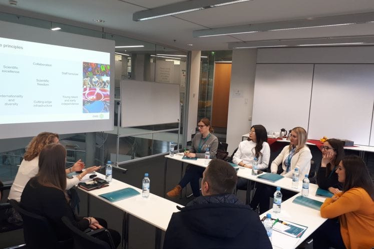 Montenegrin students pay a study visit to the European Molecular Biology Laboratory